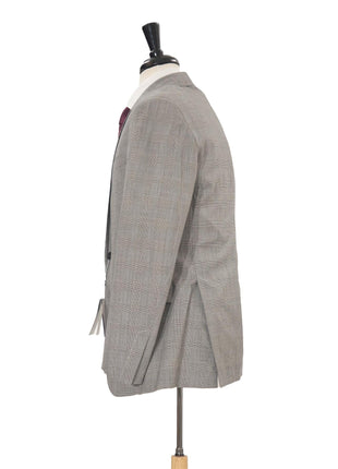 Ralph Lauren Purple Label Mens 42R Drop 7 Gray Glenplaid Modern Fit 2 Piece Suit