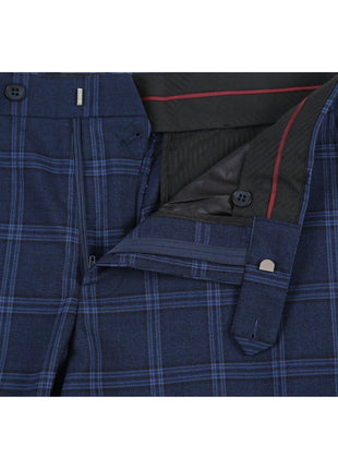 Men's Slim Fit Checked Suits