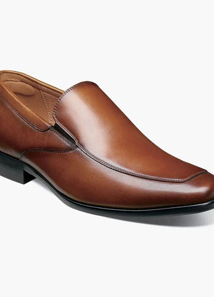 Florsheim Mens Postino Cognac Brown Slip On Loafer Leather Dress Shoes