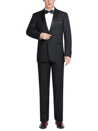 Thumbnail for Men's Satin Notched Lapel 2-Piece Tuxedo Suit