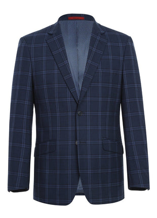 Men's Slim Fit Checked Suits