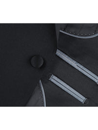Thumbnail for Men's Satin Notched Lapel 2-Piece Tuxedo Suit