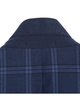 Men's Slim Fit Checked Suits