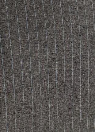 Brioni Charcoal Pinstripe 100% Wool Suit 42R