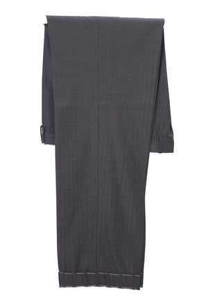 Brioni Mens 44R Charcoal Gray Tonal Stripe Classic Fit 2 Piece Suit