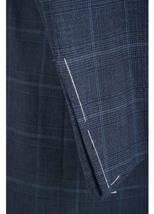 Canali 1934 Mens Blue Plaid 44L Drop 7 100% Wool 2 Piece Suit