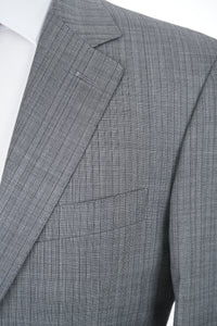 Thumbnail for Canali 1934 Mens Light Gray Striped 44R Drop 7 100% Wool 2 Button 2 Piece Suit