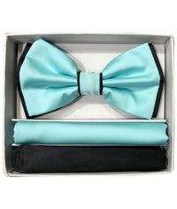 Thumbnail for Brand Q Two Tone Bow Ties for Prom