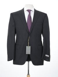 Thumbnail for Canali 1934 Mens Solid Charcoal Gray 44R Drop 7 100% Wool 2 Piece Suit