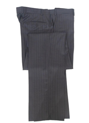 Emporio Armani G Line 44L Mens Charcoal Striped 100% Wool Slim Fit 2 Piece Suit