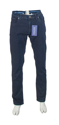 Thumbnail for Montreux Mens Slim Fit Navy Blue 5 Pocket Stretch Jeans