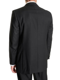 Thumbnail for Raphael TUXEDOS Raphael Slim Fit Solid Black Tuxedo Suit With Satin Stripe On Pant