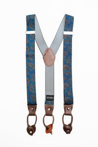 Thumbnail for AR Paisley BNL Suspenders - The Suit Depot