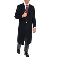 Thumbnail for Arthur Black OUTERWEAR Regular Fit Solid Full Length Wool Cashmere Overcoat