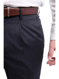 Thumbnail for Arthur Black PANTS Arthur Black Classic Fit Solid Navy Single Pleated Wool Dress Pants