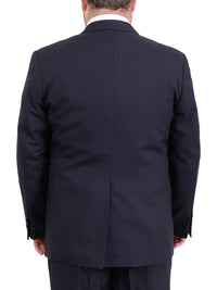 Thumbnail for Arthur Black Sale Suits Men's Arthur Black Executive Portly Fit Navy Blue Plaid Two Button Wool Suit
