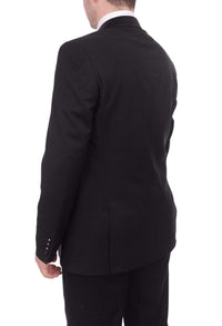 Thumbnail for Bello TUXEDOS Men's Slim Fit 1 Button Shawl Lapel Tuxedo Jacket & Pants - Solid Black
