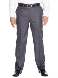 Thumbnail for Calvin Klein Sale Pants 28X30 Calvin Klein Body Solid Dark Gray Flat Front Washable Dress Pants