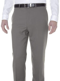 Thumbnail for Calvin Klein Sale Pants 30X30 Calvin Klein Mens Slim Fit Taupe Herringbone Flat Front Wool Dress Pants