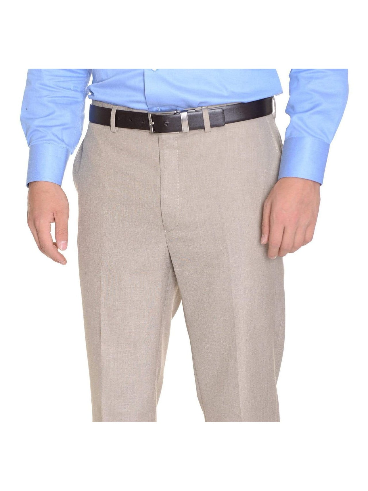 Calvin Klein Sale Pants 30X30 Men's Calvin Klein Body Slim Fit Tan Light Brown Flat Front Washable Dress Pants
