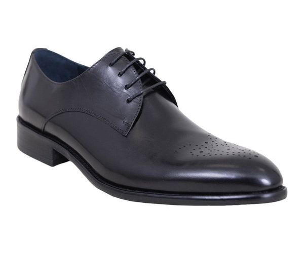 amazon mens black dress shoes Carrucci Men's Genuine Leather Lace Up Oxford Brogues Shoes, 8 D-M Bust:46 Make your dress Western-inspired Slim waxed lacs complement Curvy