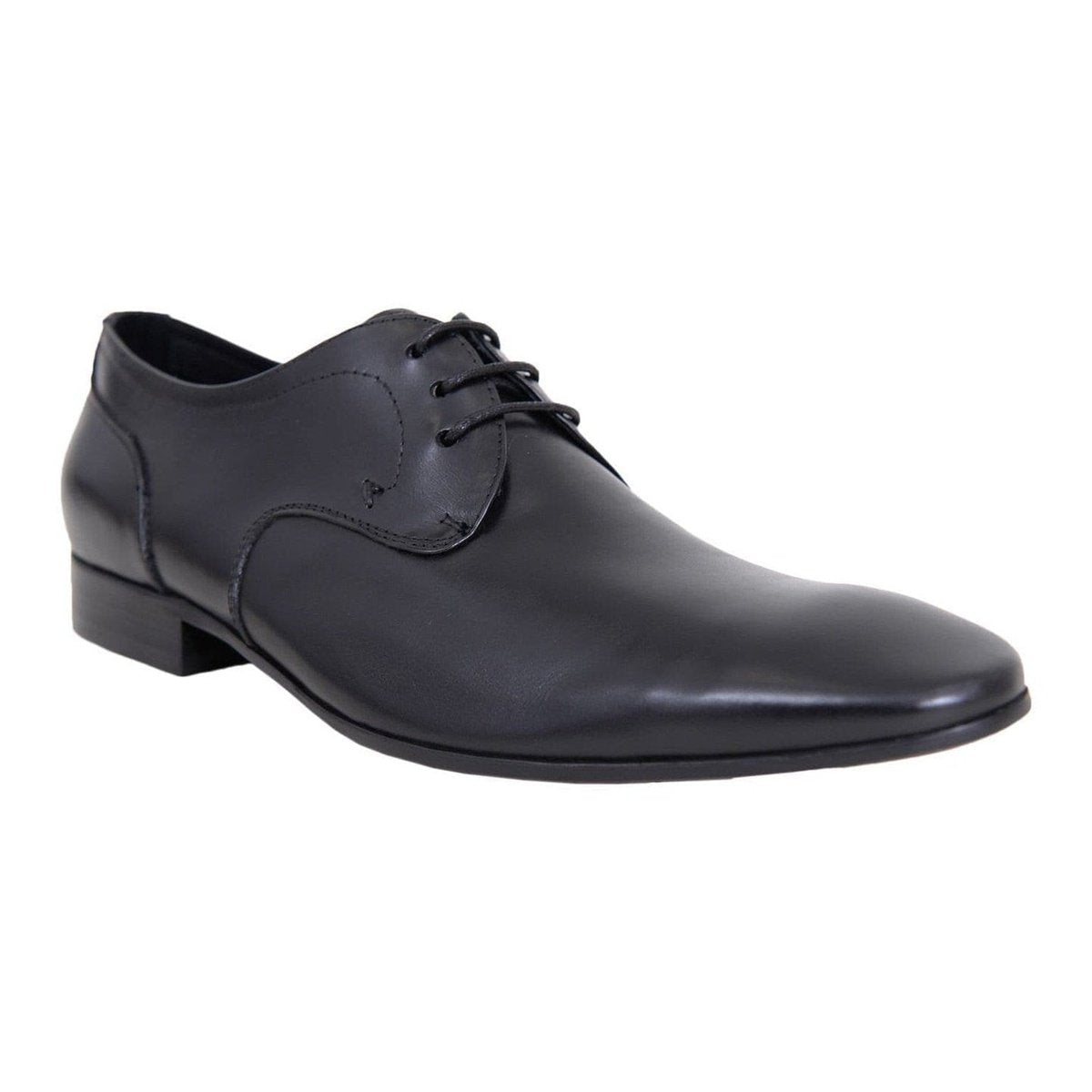 Carrucci Shoes For Amazon 13 D-M Carrucci Mens Black Plain Toe Oxford Leather Dress Shoes