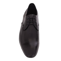 Thumbnail for Carrucci Shoes For Amazon Carrucci Mens Black Plain Toe Oxford Leather Dress Shoes