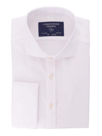 Thumbnail for Christopher Morris Bestselling Items 16 34/35 Christopher Morris Men's 100% Cotton Non-Iron White French Cuff Dress Shirt