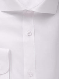 Thumbnail for Christopher Morris Boys Bestselling Items Christopher Morris Boys Solid White 100% Slim Fit Cotton Dress Shirt