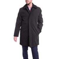 Thumbnail for Cianni Cellini Dress Coats 36S Men's Rain-proof Iconic Black Trench Coat Jacket With Removable Liner