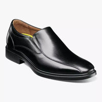 Thumbnail for Florsheim SHOES Florsheim Mens Forecast Solid Black Slip-on Leather Dress Shoes