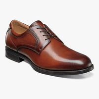 Thumbnail for Florsheim SHOES Florsheim Mens Midtown Cognac Brown Oxford Leather Dress Shoes