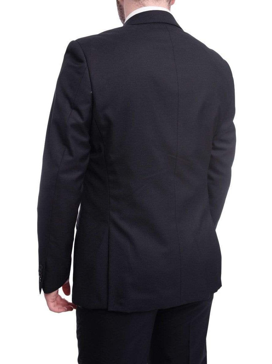 Ideal TWO PIECE SUITS Mens Ideal Slim Fit 2 Button 100% Wool Suit