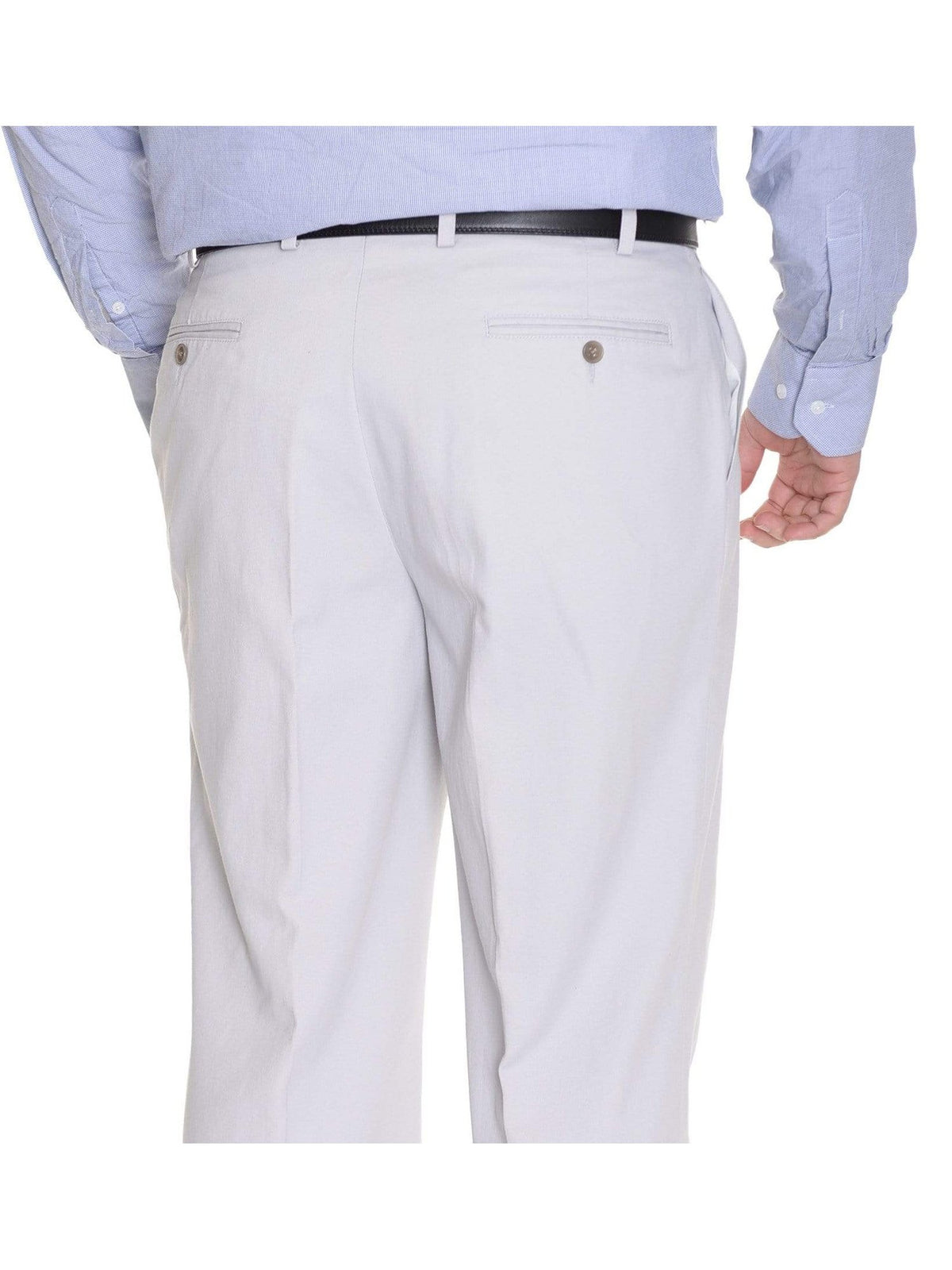 back view of cotton chino pants