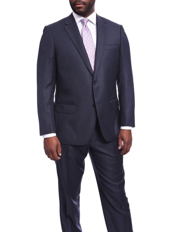 Shop Louis Raphael Blue 100% Wool Pants | The Suit Depot