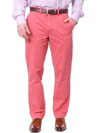 Thumbnail for Ralph Lauren PANTS Ralph Lauren Mens Solid Red Washable Regular Fit Hemmed Stretch Chino Pants