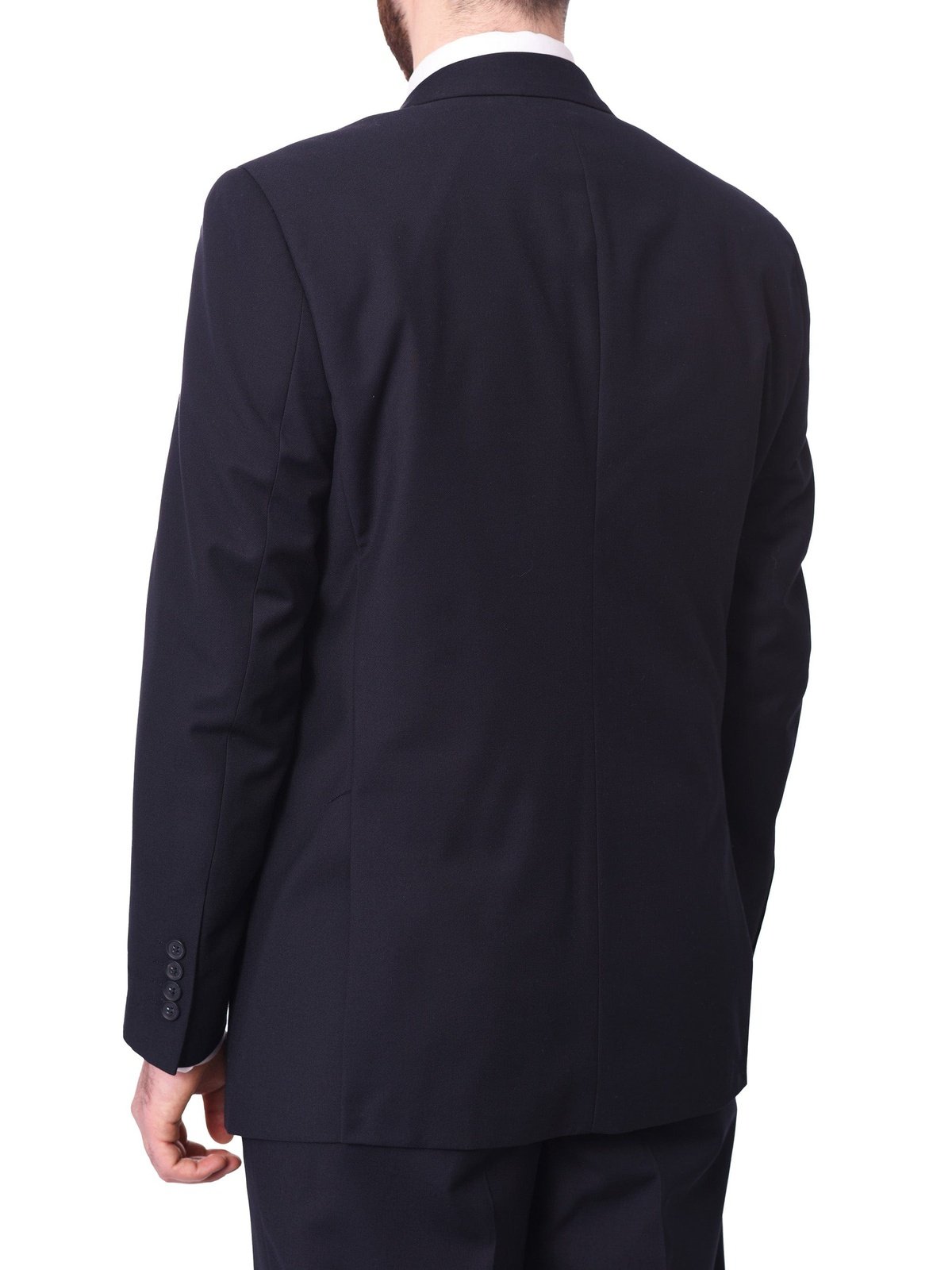 Raphael Bestselling Items Raphael Classic Fit Solid Navy Blue Two Button Wool-touch Suit