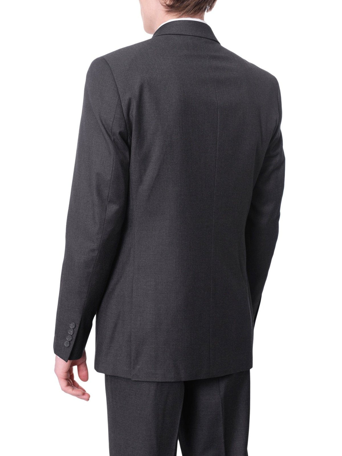 Raphael Bestselling Items Raphael Slim Fit Solid Medium Gray Two Button Suit