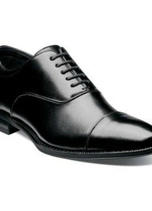 Stacy Adams 11.5 Stacy Adams Kordell Black Oxford Cap Toe Leather Dress Shoes