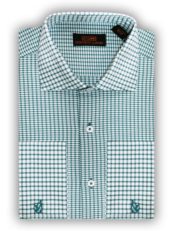 green french cuff dress shirt
