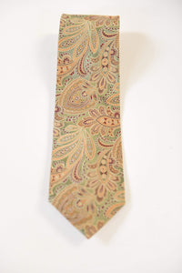 Thumbnail for The Suit Depot Paisley Arthur Black Premium Silk Tie