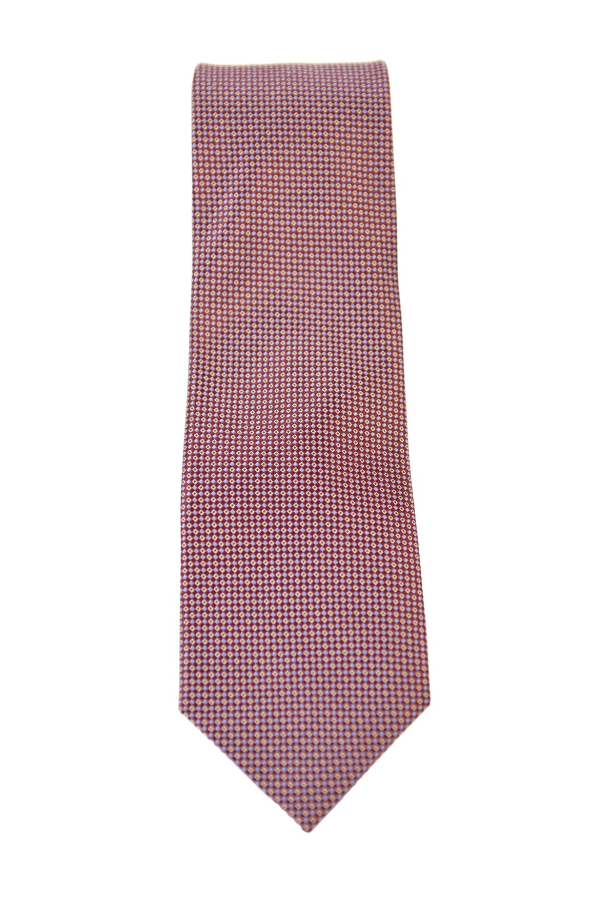 The Suit Depot Violet Dots Arthur Black Premium Silk Tie