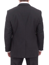 Thumbnail for West End Sale Suits Mens West End Slim Fit Navy Blue Check 2 Button Wool Suit Jacket & Hemmed Pants