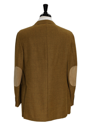 Sartoria Partenopea Men's Green Textured 3-Roll-2 Sportcoat 44R