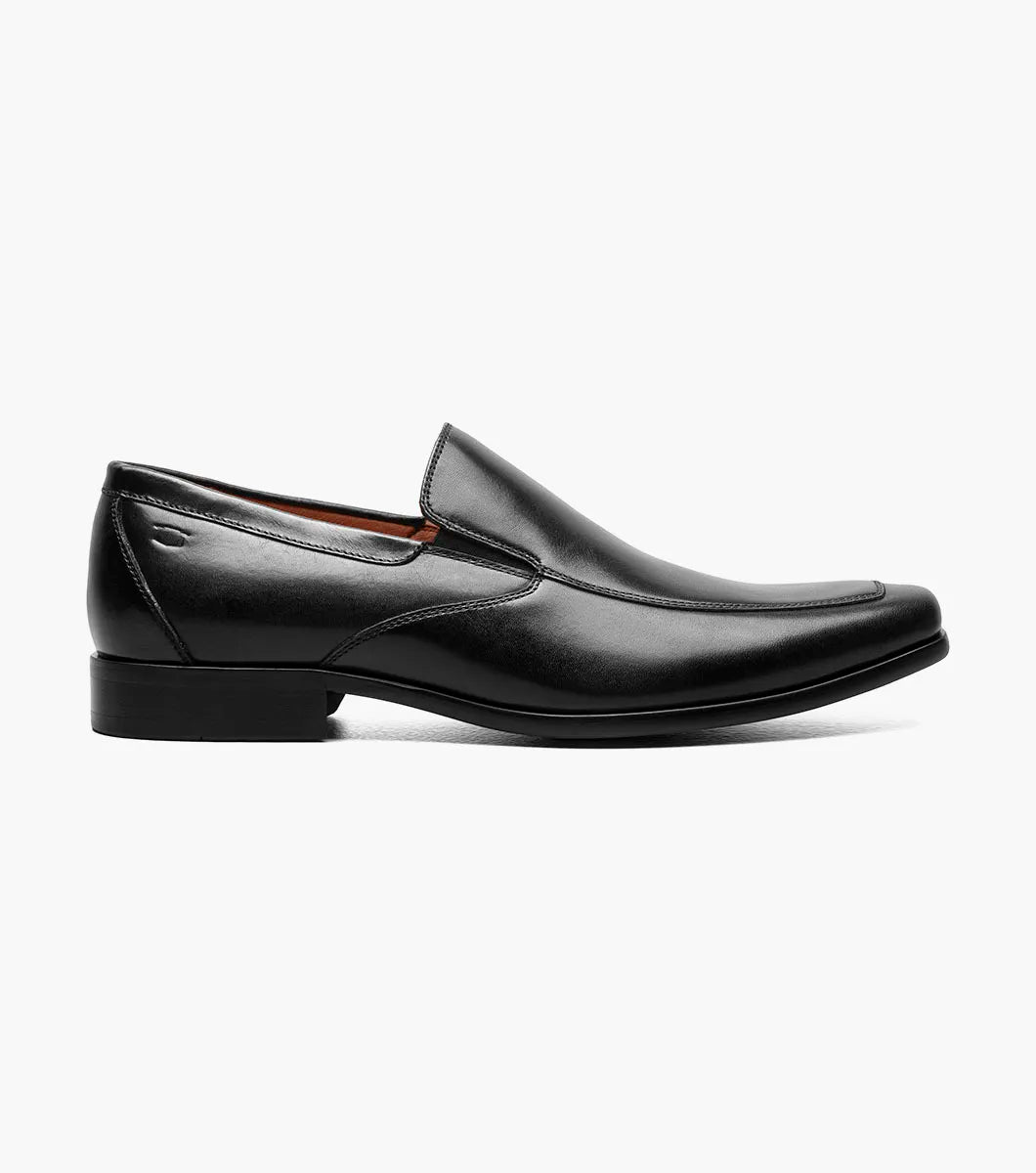 Florsheim Mens Postino Black Slip-on Loafer Leather Dress Shoes