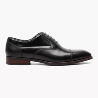 Thumbnail for Stacy Adams Kallum Mens Black Lace-up Oxford Leather Dress Shoes