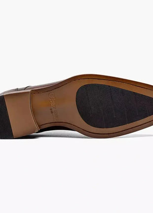 Stacy Adams Penley Men's Brown Leather Cap Toe Oxford Dress Shoes