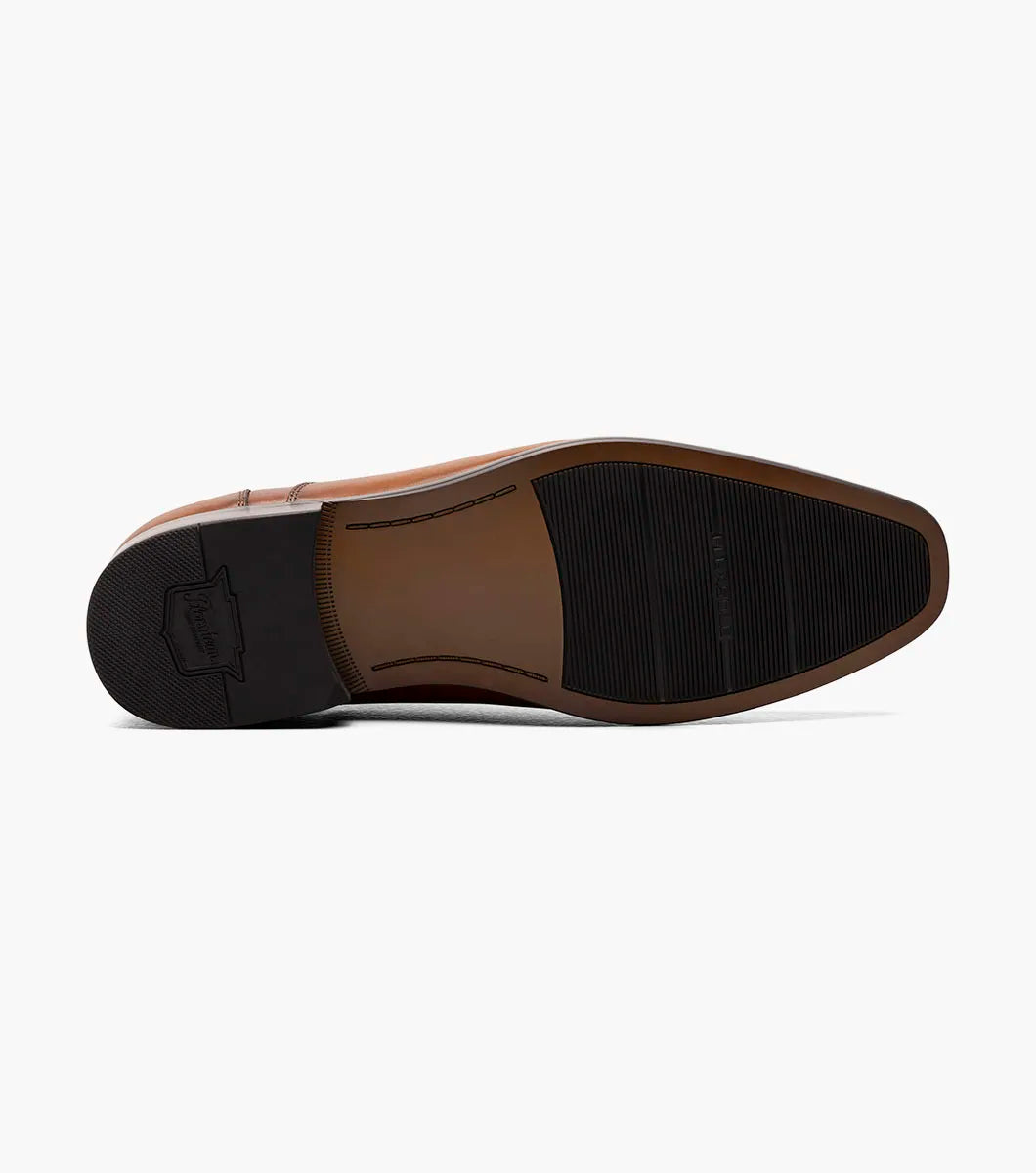 Florsheim Mens Postino Cognac Brown Slip On Loafer Leather Dress Shoes