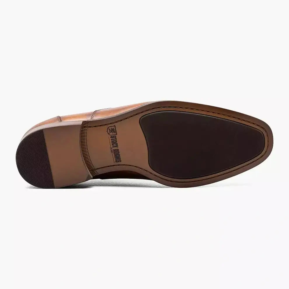 Stacy Adams Kallum Mens Cognac Brown Lace-up Oxford Leather Dress Shoe The Suit Depot Stacy Adams Kallum Mens Cognac Brown Lace-up Oxford Leather Dress Shoe The Suit Depot