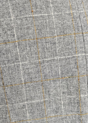 Sartoria Partenopea Men's Gray Windowpane 100% Cashmere 3-Roll-2 Sportcoat 46R